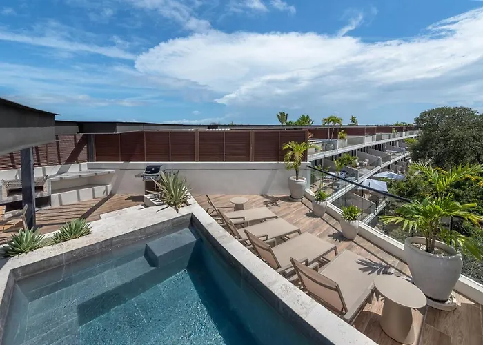 Apartment Luxury Tropical Retreat In Playacar *